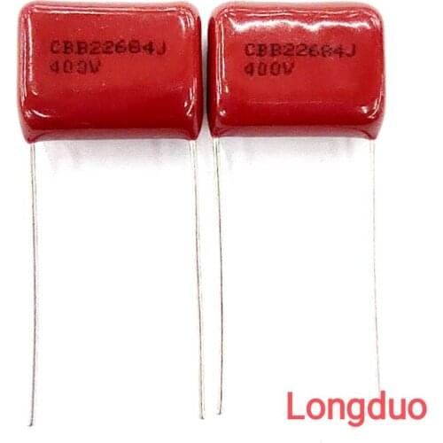 50pcs Capacitors 684 0.68uf 680nf 400V Type CBB Metallized Polypropylene Film