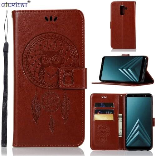 Leather Fitted Cover For Samsung Galaxy J8 2018 Flip Wallet Case SM J810F J810F/DS J810G/DS J810M/DS J810Y Card Slot Phone Bag