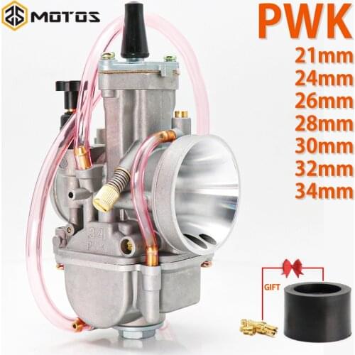 ZS MOTOS For PWK 21 24 26 28 30 32 34 For Keihin Koso PWK Carburetor With Power Jet For 50cc-250cc 2T 4T Motorcycle Carburetor