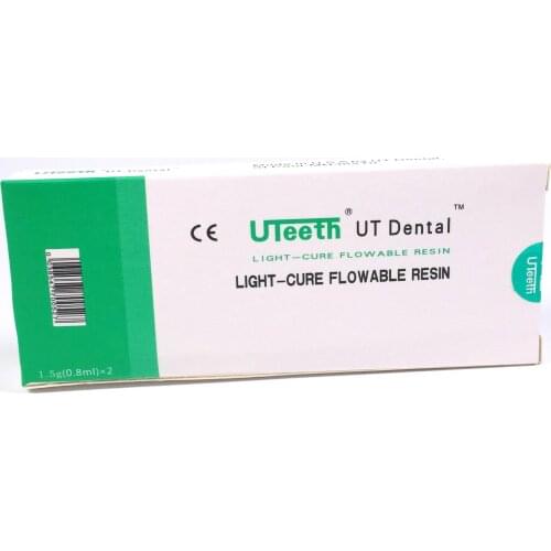 2Kits/Set UT Dental Composite Flowable Light Cure Resin A2/A3 Color +10 Tips