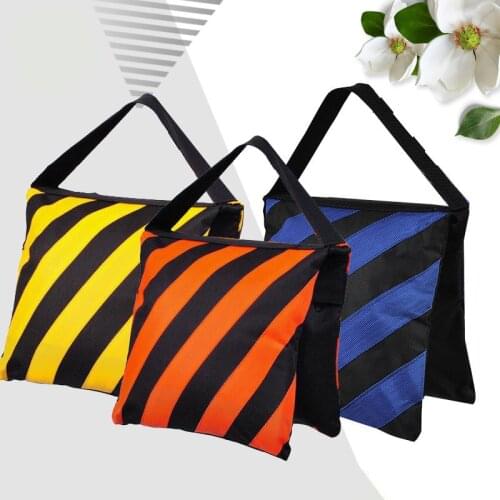 4 packs Photography balance sandbags,multi-function double zipper color stripes Weight Bags for Photo Video Studio stand