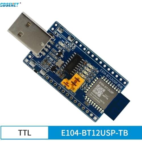 TLSR8253F512 Blue-tooth BLE Test Kit Sig Mesh V1.0 Standard 10dBm 2.4GHz UART SMD USB E104-BT12USP-TB Tset Beta CDSENET