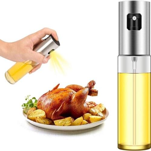 UPORS 100ML Oil Spray Bottle Portable Food Grade Oil Sprayer for Cooking BBQ Baking Roasting Grilling Frying Kitchen Accessories
