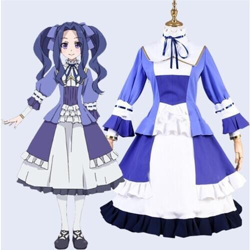 Anime The Rising of The Shield Hero Meredy Lolita Dress Uniform Cosplay Costume Halloween Carnival Fancy Party Dress Daily Suit