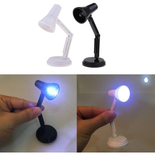 2 Set 1/6 Dolls House LED Desk Lamp Light for / Blythe/BJD Dollfie Dollhouse Life Scenes Decor