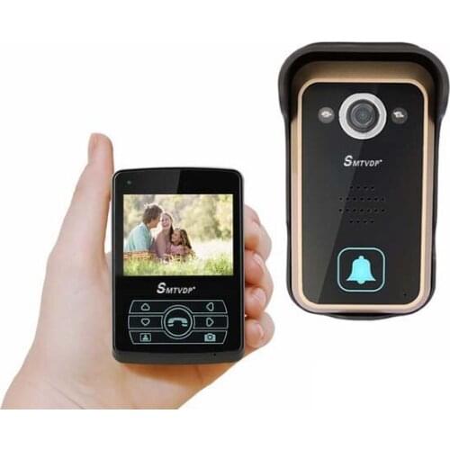 XinSiLu New Arrival 3.5"Color LCD Wireless Video Door Phone w/t capturing, intercom,monitoring, talking and unlocking functions