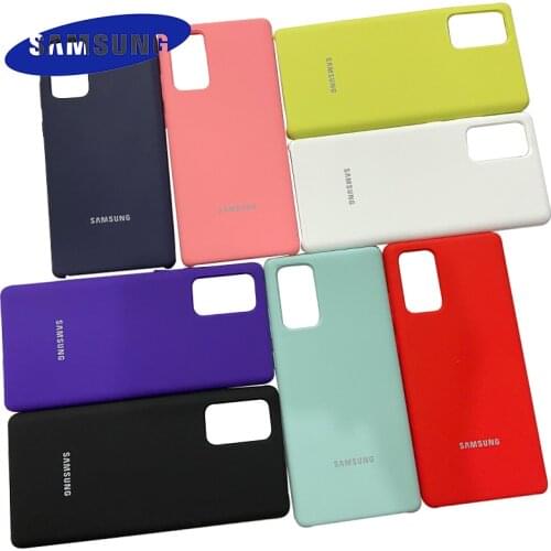 Samsung Galaxy S20 Ultra S20 S10 Note 10 Plus 20 Ultra Silky Liquid Silicone Case Back Protective Cover For Galaxy S9 S8 Plus