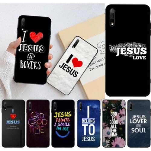 I love Jesus Christianity Bible Luxury Unique Design Phone Cover for Huawei Honor 30 20 10 9 8 8x 8c v30 Lite view pro