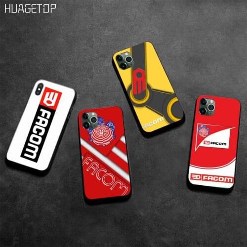 HUAGETOP Facom Accessories black Phone Case Hull for iPhone 11 pro XS MAX 8 7 6 6S Plus X 5S SE 2020 XR case