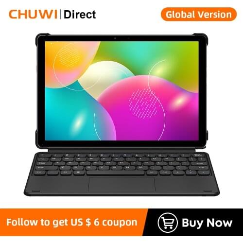 Tablet, CHUWI Hi10 Go, 10.1 inch, 1920x1200, Intel Celeron N4500, Windows 10, 6GB RAM, 128GB ROM, Micro-HD with Keyboard and Pen