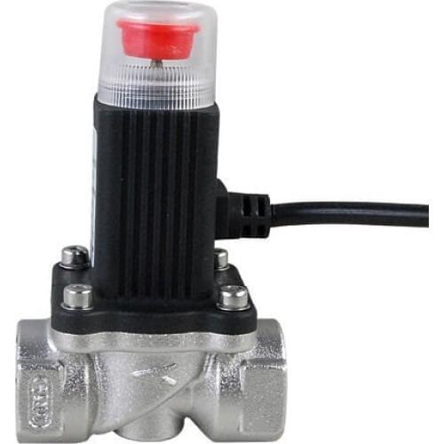 DN15B manual reset G1/2" aluminium alloy gas emergency shut off solenoid valves for home