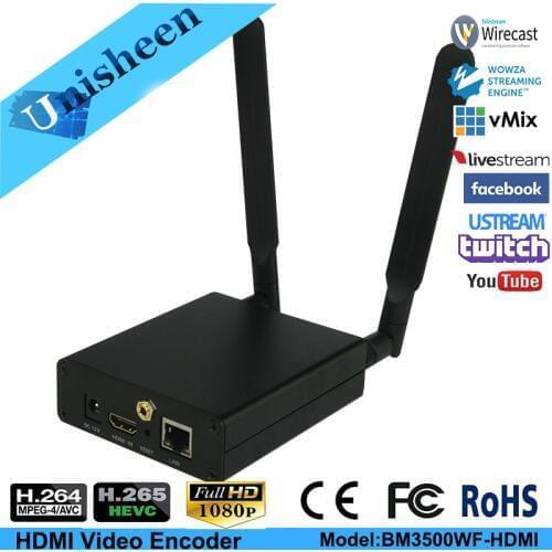 H.265 HEVC H.264 wifi SDI Video Encoder streaming encoder SDI Transmitter live Broadcast encoder wireless iptv H264 encoder