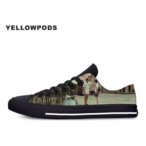 Mens Casual Shoes Fashion Hot Cool Handiness Youth GAY MovieAtomic Call Me By Your Name Customized Print Picture Couples Shoes