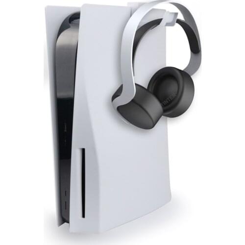 For PS5 Headphone Wall Mount Holder Bracket Hanger Storage Stand Host Headset Support Hook Console Gamepad Game Accessories