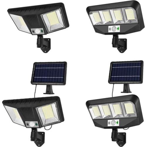 Solar Power Rotatable Road Lamp Outdoor Waterproof Pathway Sensor Wall Lights Courtyard Villa Lighting Street Lamp