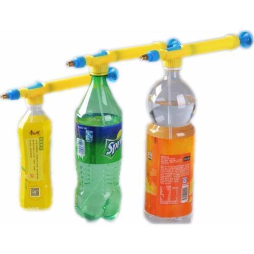 28.5cm Super Water Gun Adjustable Metal Sprayer Beverage Bottle Outdoor Funny Sports Toys Gun Multifunction Watering Flowers