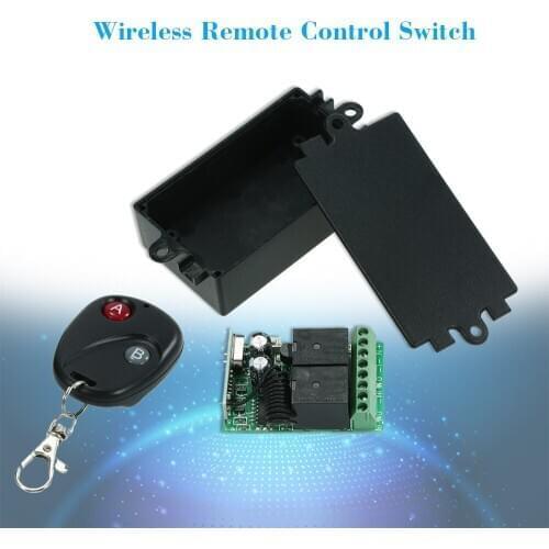 433Mhz Universal Relay Smart Wireless Remote Control Switch Receiver Module RF Transmitter Remote Controls Smart Home Automation