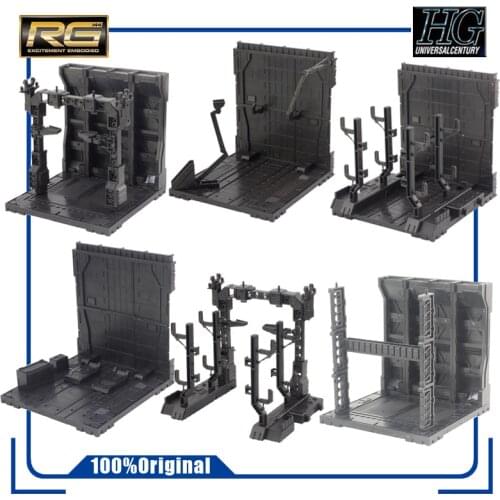 In Stock RG HG 1/144 Special-purpose GUNDAM Base Hangar 6.6 Inch Assembly Model Action Toy Figures