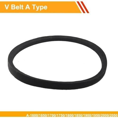 V Belt A Type A-1600/1650/1700/1750/1800/1850/1900/1950/2000/2050 Transmission Rubber V Belt for Lawnmovers