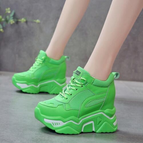 Colorful High Quality Women Casual Flat Shoes Platform Daddy Women Platform Flat Shoes Super Fire Fashion Women Casual Sneakers