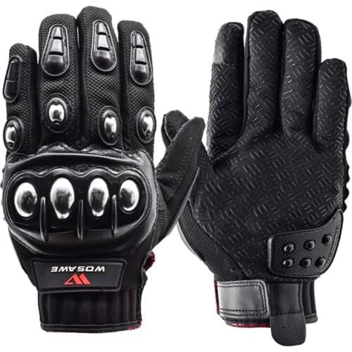 Winter Outdoor Off-Road Riding Equipment Windproof And Warm PU Leather Full-Finger Non-Slip Wear-Resistant Waterproof Gloves