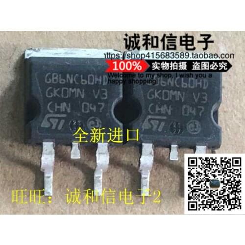 100% New&Original In Stock STGB6NC60HD GB6NC60HD ST TO-263