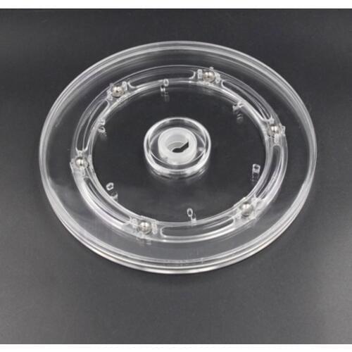 6 inch (diameter:150mm) acrylic turntable transparent swivel plate