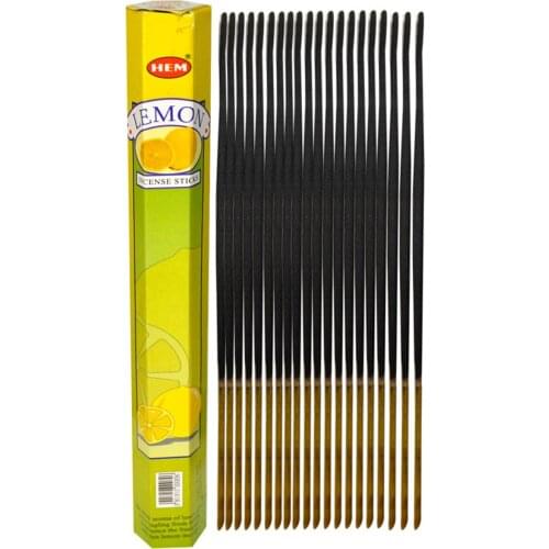 Lemon Scented 20 Stick Incense-Lemon