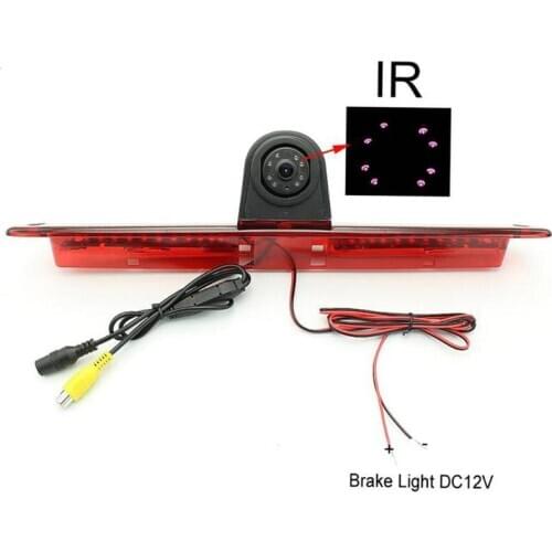 VODOOL Car 3rd Brake Light Rear View Camera Waterproof IR Night Vision Parking Reversing Camera For VW Crafter/Mercedes Sprinter