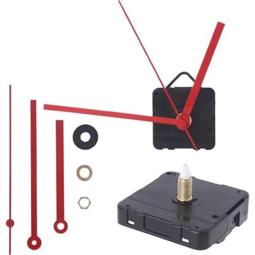 Silent Quartz Wall Clock Movement Mechanisms Battery Powered DIY Repair Parts Replacement with Long Hands Kit