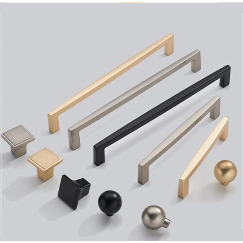 Zinc Alloy Pearl Gold Cabinet Knobs Kitchen Door Handles Drawer Cupboard Door Handle Cabinet Handles for Furniture Hardware