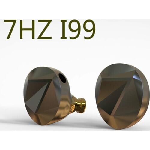 7HZ I99 13.8mm Dynamic Driver Double-Sided Beryllium Plated DLC Diaphragm HiFi Monitor In-ear Earphone for Audiophiles Musicians
