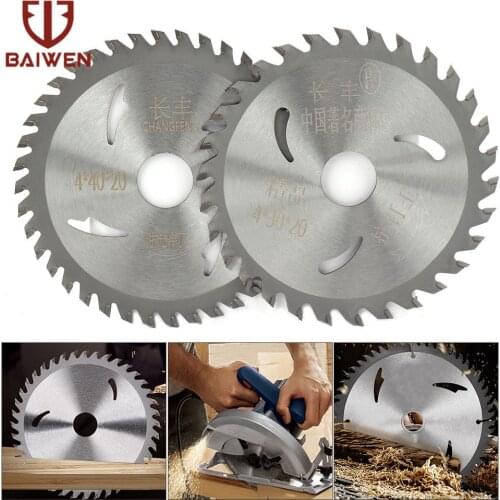 100mm 4inch Wood Cutting Discs 30T 40T Circular Saw Blade Carbide Tipped Blades For Angle Grinder Woodworking Cutter Tools