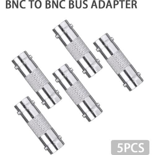 For CCTV Video Camera 5pcs BNC Female To BNC Female Connector Couplers Adapter Monitor Q9 Connectors Pohiks