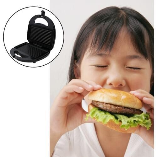 Electric Grill for Steak Hamburger Bread Oven Breakfast Machine White