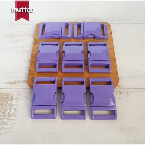 Violet metal buckle quick side release buckle for garment bag dog accessories 25mm webbing DIY pet collar supplies CCK-25V