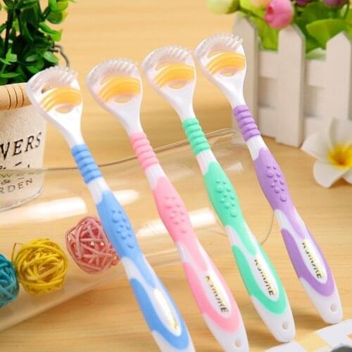 Soft Silicone Tongue Brush Cleaning The Surface of Tongue Oral Cleaning Brushes Tongue Scraper Cleaner Fresh Breath Health