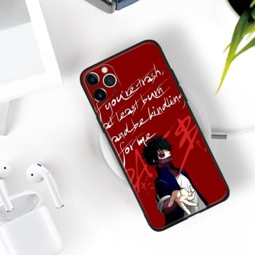 Dabi BNHA Boku no Hero Academia anime For iPhone se 6 6s 7 8 plus x xr xs 11 pro max soft silicone phone case cover shell
