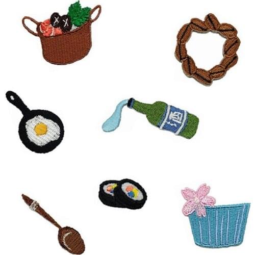 50pcs/Lot Weird Stuff Embroidery Patches Letters Clothing Decoration Accessories Diy Iron Heat Transfer Applique Iron on Patch