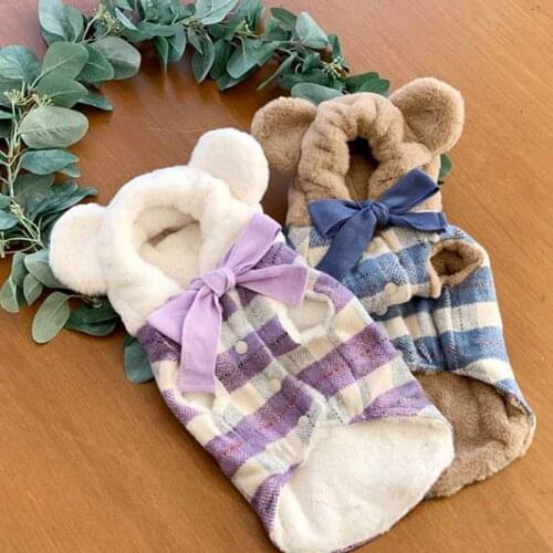 Autumn and winter thickened warm pet cotton coat Teddy Bichon Pomeranian Schnauzer VIP small dog dog clothes cold jacket