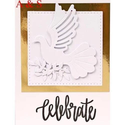 Q84 METAL CUTTING DIES Carrier Pigeon gift Scrapbook card album wedding paper craft home decor embossing stencil punch