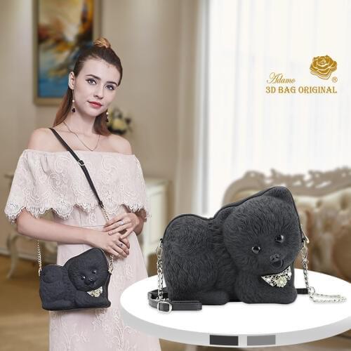 Adamo 3D Bag Original Pomeranian Sling Bag Fashion Women Handbags Hotsale Ladies Casual Shoulder Messenger Crossbody Bags