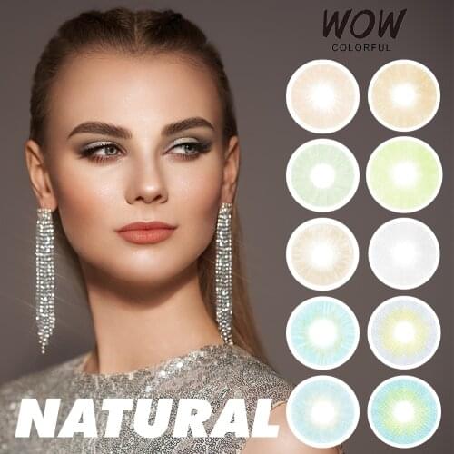 WOW COLORFUL Super Natural Color Contact lenses Soft Contact lens Beautiful Pupil