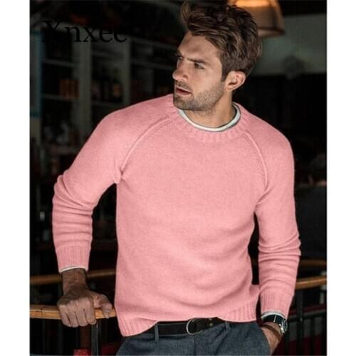 Long Sleeve Sweaters Men M L XL Autumn Winter Sweater Pullovers Jumper Mens O-Neck Solid Fashion Youth Teens Trend Simple