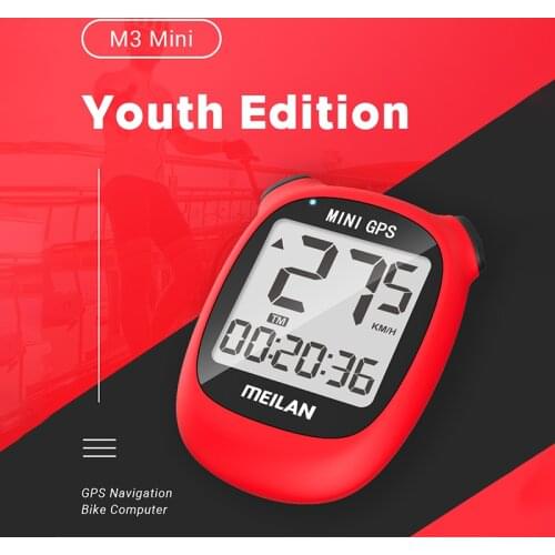 MEILAN GPS Bike Computer Bicycle Rider GPS Speedometer Speed Altitude DST Ride Time Wireless Waterproof Bike Odometer