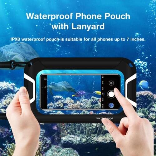 Waterproof Phone Pouch Underwater Cellphone Dry Case With Lanyard Universal Waterproof Phone Case Water Proof Bag Mobile Cover