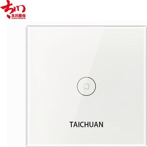 Wifi Smart Wall Switch EU Glass Panel Touch Light Led Wireless Remote Control switch