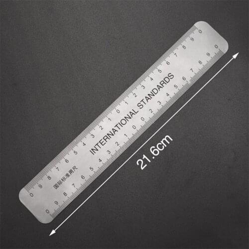 10PCS Silicone Makeup Eyebrow Grooming Stencil Measuring Shaper Ruler