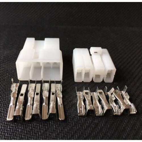 5 Sets Motorcycle Wire Harness 7 Pin Male Female Auto Connector