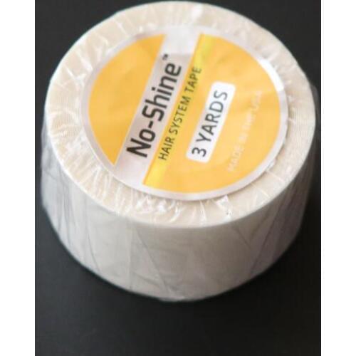 Free shipping 1 roll No-shine hair tape 2.54cmx3yards Double Sided Adhesive Hair Tape For Tape Extension/Toupee/Lace Wigs